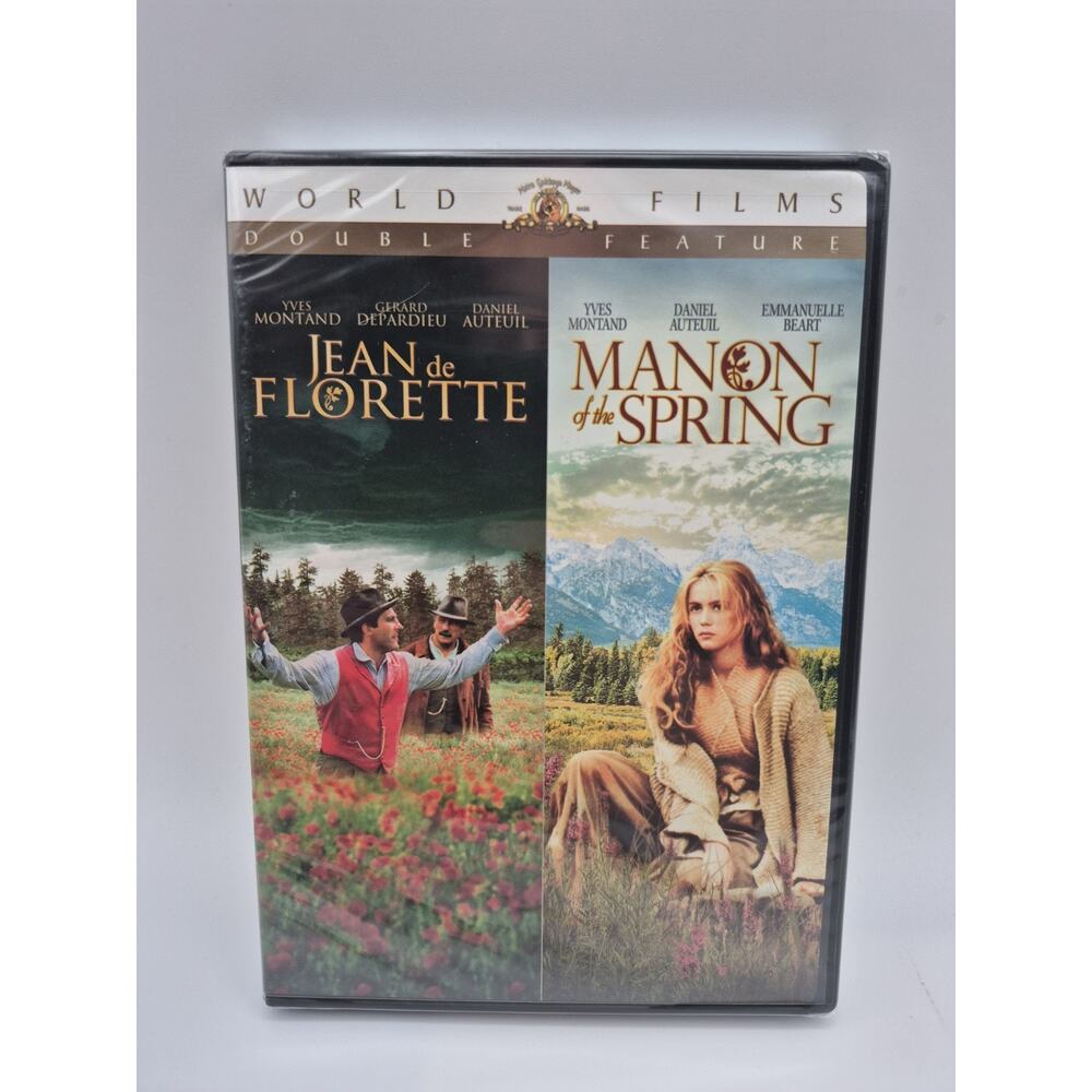 World Films Double Features Jean De Florette & Manon of the Spring DVD New Seale